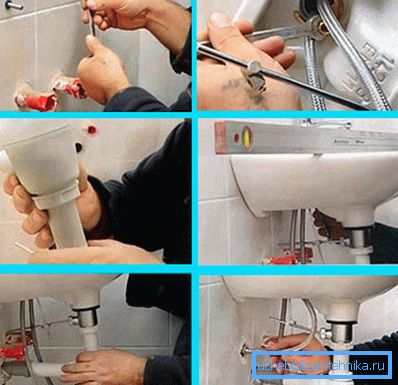 Installiamo il lavabo sospeso in ceramica nel bagno a muro Installiamo il lavabo sospeso in ceramica nel bagno a muro