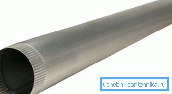 Il tubo più semplice realizzato in metallo zincato Il tubo più semplice realizzato in metallo zincato