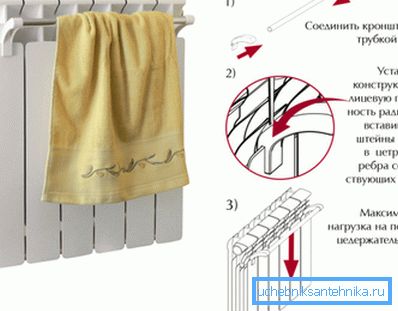 Portasciugamani semplice Portasciugamani semplice