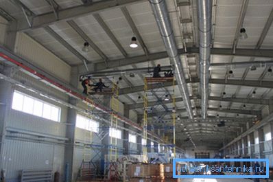 Il processo di installazione del sistema di ventilazione Il processo di installazione del sistema di ventilazione