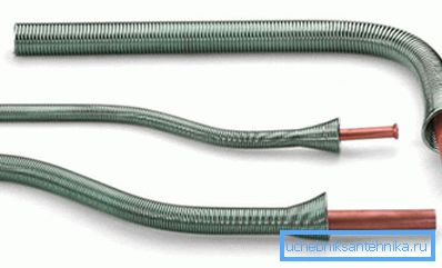 Molle per piegare tubi di ottone Molle per piegare tubi di ottone
