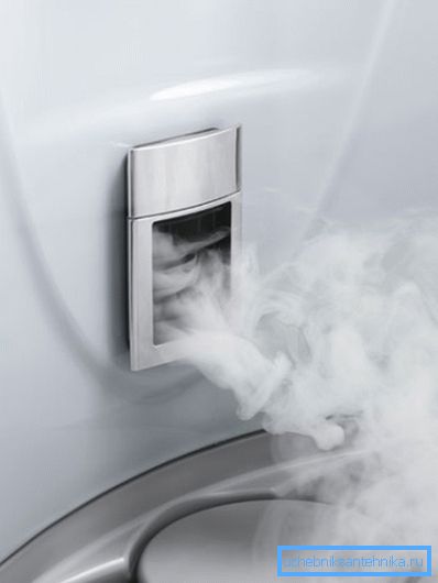 Il lavoro del generatore di vapore per l'effetto del bagno turco. Il lavoro del generatore di vapore per l'effetto del bagno turco.