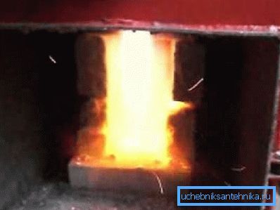 Il lavoro del forno è simile alla combustione del gas naturale in una caldaia a gas. Il lavoro del forno è simile alla combustione del gas naturale in una caldaia a gas.