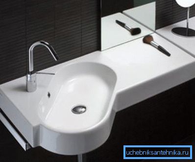 Lavello con controsoffitto. Lavello con controsoffitto.