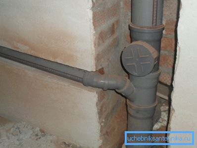 Posizione del riser in un canale speciale. Posizione del riser in un canale speciale.