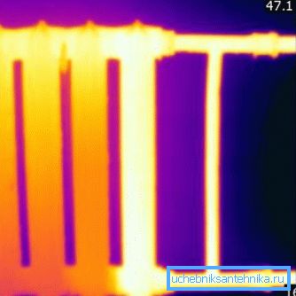 Distribuzione del calore all'interno della batteria