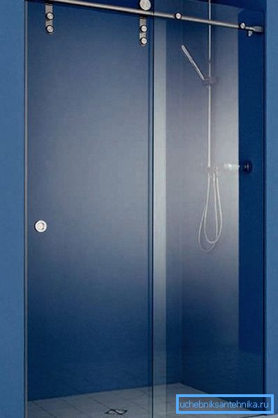 Porta scorrevole per doccia 80 x 200 mm con gancio superiore Vetrata scorrevole per doccia 80 x 200 mm con gancio superiore