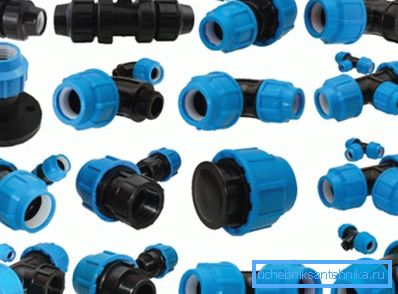 Varietà di raccordi HDPE Varietà di raccordi HDPE