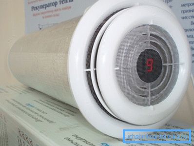 Recuperatore per l'installazione su un canale rotondo Recuperatore per l'installazione su un canale rotondo