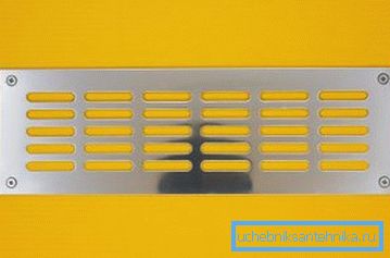 Griglia di ventilazione in acciaio inox Griglia di ventilazione in acciaio inox