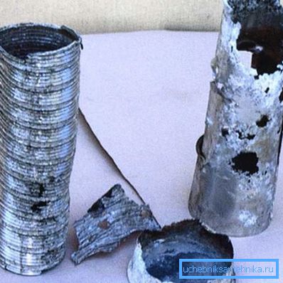 Il risultato della condensa sul metallo Il risultato della condensa sul metallo