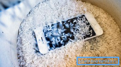 Riso per asciugare il telefono - è utile? Riso per asciugare il telefono - è utile?