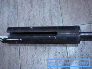 Cucchiaio da foraggio fatto in casa senza elica di guida Cucchiaio da foraggio fatto in casa senza elica di guida
