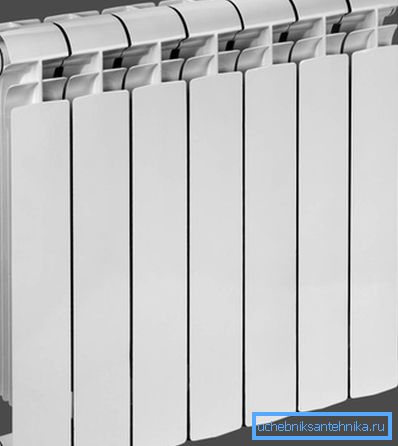 Radiatore a parete componibile