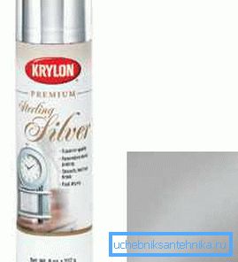 Spray metallizzato argento