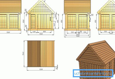 Disposizione della casa con porte laterali Disposizione della casa con porte laterali