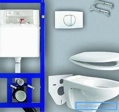 Lo schema di installazione del bagno al telaio Lo schema di installazione del bagno al telaio