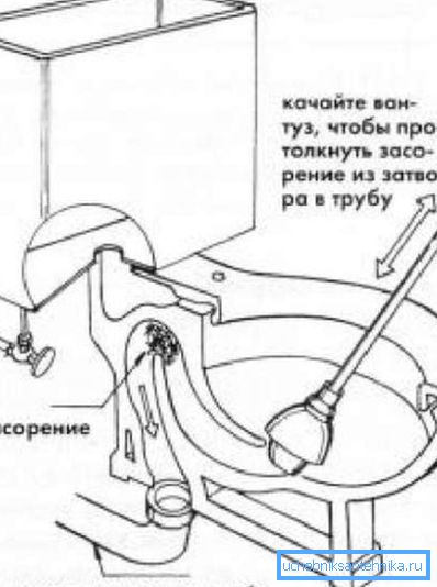Schema di pulizia della toilette Schema di pulizia della toilette