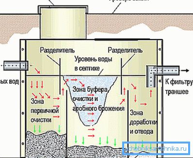 Schema di settico Schema di settico