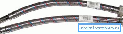 Tubi flessibili per il collegamento del miscelatore alla tubazione Tubi flessibili per il collegamento del miscelatore alla tubazione