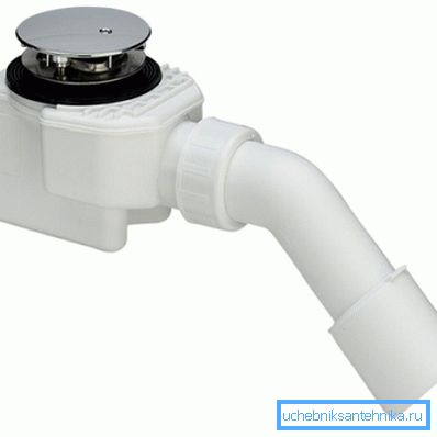 Sifone per il piatto doccia di 60 mm come uno scarico a scala Sifone per il piatto doccia di 60 mm come uno scarico a scala