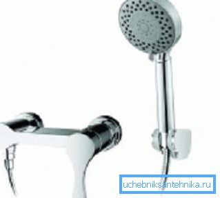 Miscelatore doccia senza un gander - una grande opzione per cabine e piccoli bagni Miscelatore doccia senza un gander - una grande opzione per cabine e piccoli bagni