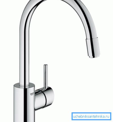 Rubinetto cucina ad alto becco Rubinetto cucina ad alto becco
