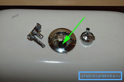 3964 Rimozione del coperchio dal serbatoio con due pulsanti