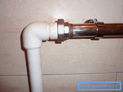 3971 Collegamento con tubo in polipropilene
