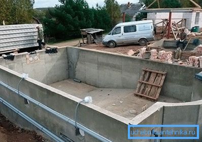 Costruzione di piscine in cemento Costruzione di piscine in cemento