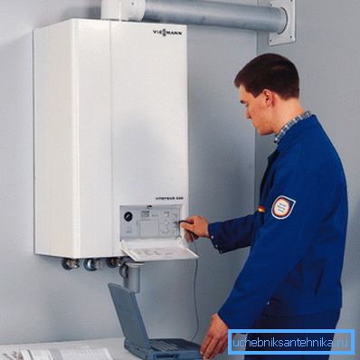 Le moderne caldaie a gas funzionano automaticamente. Le moderne caldaie a gas funzionano automaticamente.