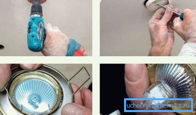 Creazione di fori con un cacciavite a batteria Creazione di fori con un cacciavite a batteria