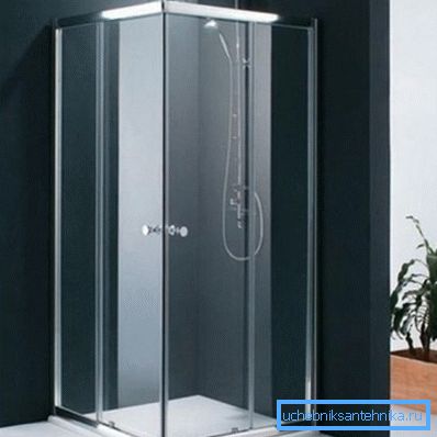 Box doccia in vetro 90x90 senza padella Box doccia in vetro 90x90 senza padella
