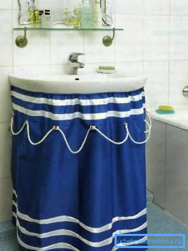 Elegante tenda del lavabo Elegante tenda del lavabo