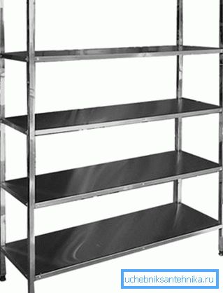 I rack sono fatti di tubazioni centrali