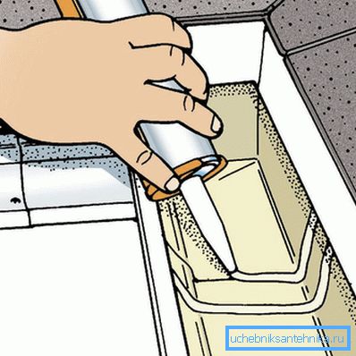 Articolazioni trattate con sigillante Articolazioni trattate con sigillante