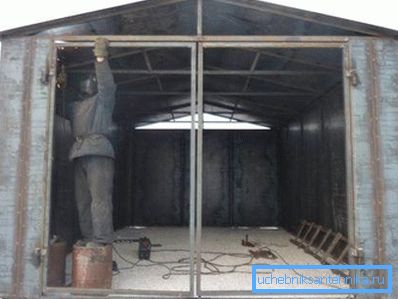 Telaio del garage saldato del tubo del profilo fai da te Telaio del garage saldato del tubo del profilo fai da te