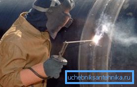 Saldatura del tubo del gas ad alta pressione Saldatura del tubo del gas ad alta pressione