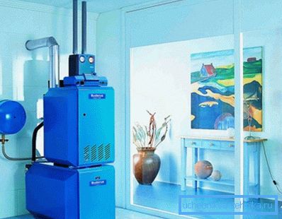 Sembra una caldaia in un interno moderno. Sembra una caldaia in un interno moderno.