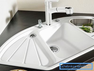 Sembra un modello ad angolo, incorporato nel ripiano del tavolo. Sembra un modello ad angolo, incorporato nel ripiano del tavolo.