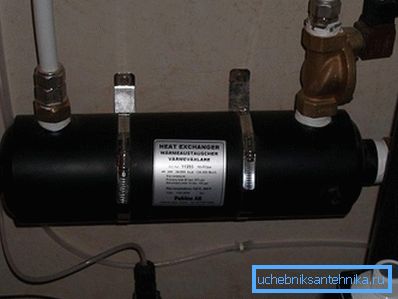 Scambiatore di calore per il riscaldamento dell'acqua corrente Scambiatore di calore per il riscaldamento dell'acqua corrente