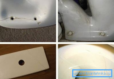 Tipica distruzione della ceramica Tipica distruzione della ceramica