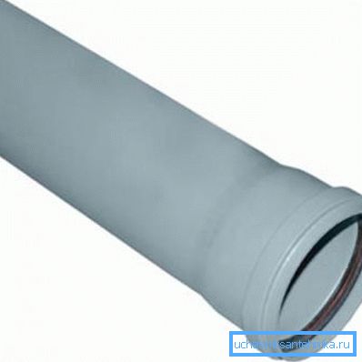 Tubo in PVC da 32 mm con campana Tubo in PVC da 32 mm con campana