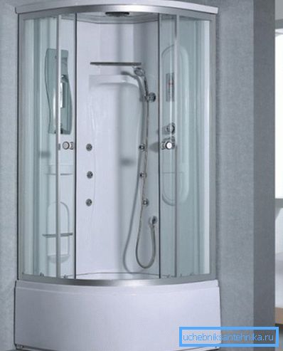Box doccia angolari 70x70 con un vassoio alto facilitano l'accesso al sifone Box doccia angolari 70x70 con un vassoio alto facilitano l'accesso al sifone