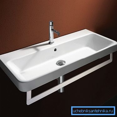 Lavabo largo 900 mm Lavabo largo 900 mm