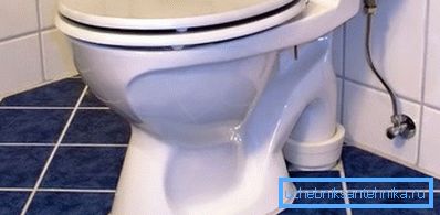 Toilette su piastrelle di ceramica Toilette su piastrelle di ceramica