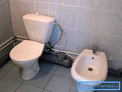WC con bidet montato WC con bidet montato