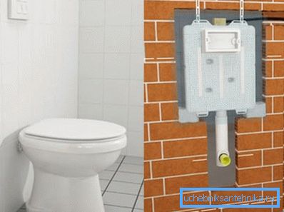 Un WC con scarico può essere installato sul pavimento Un WC con scarico può essere installato sul pavimento