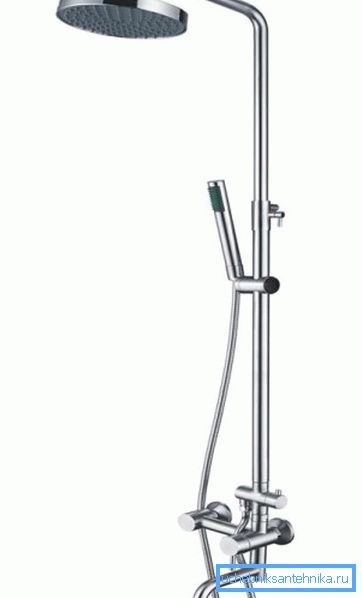 Miscelatore universale con supporto rigido e doccia flessibile Miscelatore universale con supporto rigido e doccia flessibile