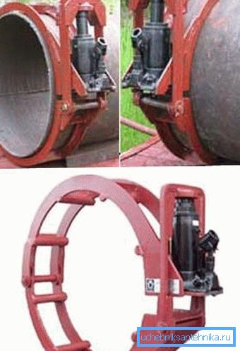 Installazione del tipo ad arco per la combinazione di giunti con grandi diametri Installazione del tipo ad arco per la combinazione di giunti con grandi diametri